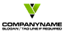 Letter V Triangle Logo