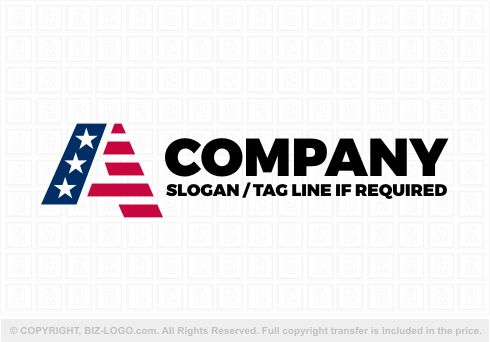 Logo 6726: American A Monogram