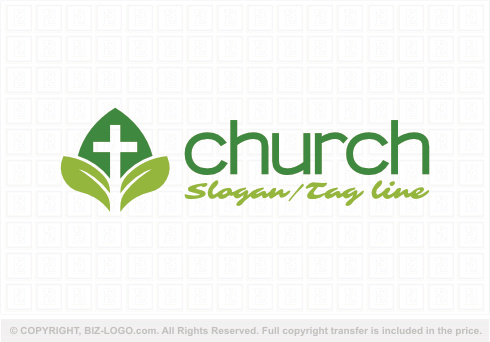 Logo 9125: Nature Fresh Church Logo
